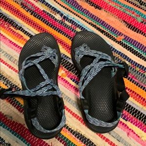 Chaco sandals with cloud footbed